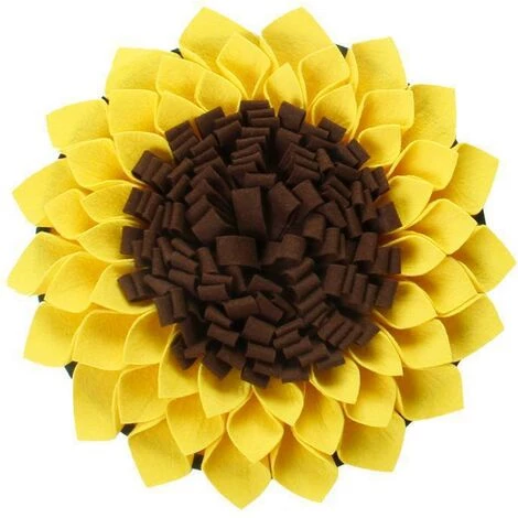 BENOBBY KIDS Tapis D'entraînement Tournesol Petit Puzzle De Chien Couverture D'entraînement Apaisante Jeu D'alimentation Interactif De 38 * 38 * 4 Cm Pour Encourager Les Compétences Naturelles De Recherche De Nourriture Chez Les Chiens Et Les Chats Bols De Voyage, Sou 3 BENOBBY KIDS Tapis D'entraînement Tournesol Petit Puzzle De Chien Couverture D'entraînement Apaisante Jeu D'alimentation Interactif De 38 * 38 * 4 Cm Pour Encourager Les Compétences Naturelles De Recherche De Nourriture Chez Les Chiens Et Les Chats Bols De Voyage, Sou – Image 3