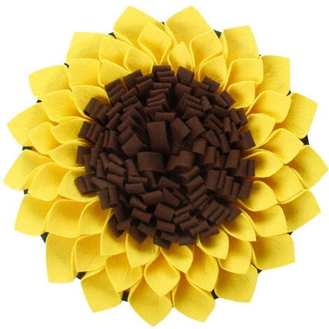 BENOBBY KIDS Tapis D'entraînement Tournesol Petit Puzzle De Chien Couverture D'entraînement Apaisante Jeu D'alimentation Interactif De 38 * 38 * 4 Cm Pour Encourager Les Compétences Naturelles De Recherche De Nourriture Chez Les Chiens Et Les Chats Bols De Voyage, Sou 4 BENOBBY KIDS Tapis D'entraînement Tournesol Petit Puzzle De Chien Couverture D'entraînement Apaisante Jeu D'alimentation Interactif De 38 * 38 * 4 Cm Pour Encourager Les Compétences Naturelles De Recherche De Nourriture Chez Les Chiens Et Les Chats Bols De Voyage, Sou – Image 4