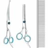 THSINDE Ciseaux De Toilettage Professionnels Pour Chiens Avec Pointes Rondes De Sécurité, Ciseaux De Toilettage Pour Animaux De Compagnie, Cisailles Amincissantes Pour Chiens Et Chats