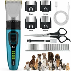 ZHUOXUAN Tondeuses électriques Pour Animaux De Compagnie Tondeuse De Toilettage Professionnelle Sans Fil Rechargeable Pour Animaux De Compagnie