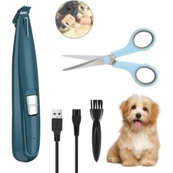TINOR Tondeuse Pour Chien Professionnelle Tondeuse Chien Poil Electrique Sans Fil Kit Toilettage Chien Rasoir Chat Animaux De Compagnie Pour Chien Chat Poils Autour Du Visage Yeux Oreilles Pattes De Croupe