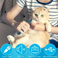 TINOR Tondeuse Pour Chien Professionnelle Tondeuse Chien Poil Electrique Sans Fil Kit Toilettage Chien Rasoir Chat Animaux De Compagnie Pour Chien Chat Poils Autour Du Visage Yeux Oreilles Pattes De Croupe -Toilletage et hygiène du chien Soldes 56702806 3