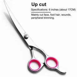 LONGZIMING Ciseaux Coiffure De Chien, Ciseaux De Toilettage En Acier Inoxydable Lame Gromming Courbé Pour Chiens Animaux De Compagnie 7 LONGZIMING Ciseaux Coiffure De Chien, Ciseaux De Toilettage En Acier Inoxydable Lame Gromming Courbé Pour Chiens Animaux De Compagnie -Toilletage et hygiène du chien Soldes 56760709 3