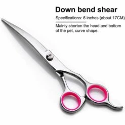 LONGZIMING Ciseaux Toilettage Chien, 6'' Ciseaux Professionnel En Acier Inoxydable Ciseaux Coiffure De Chien Lame Gromming Courbé Pour Chien 8 LONGZIMING Ciseaux Toilettage Chien, 6'' Ciseaux Professionnel En Acier Inoxydable Ciseaux Coiffure De Chien Lame Gromming Courbé Pour Chien -Toilletage et hygiène du chien Soldes 56760714 4