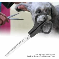 LONGZIMING Ciseaux à Poils D'animaux De Compagnie Chien Chat Ciseaux De Toilettage Légers Ciseaux Droits Avec Lame Amincissante Professionnelle Pour Toiletteurs Pour Animaux De Compagnie(Thinning Tooth Scissor) -Toilletage et hygiène du chien Soldes 56762229 3