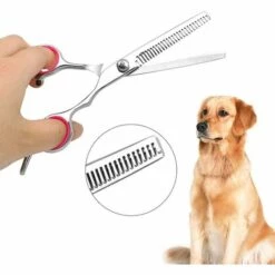LONGZIMING Ciseaux De Toilettage Pour Chiens Animaux De Compagnie En Acier Inoxydable Ciseaux Lame Gromming Courbé Chien Chat Ciseaux De Coupe De Cheveux Salon De Coiffure/Ciseaux Courbes (#2) -Toilletage et hygiène du chien Soldes 56762690 5