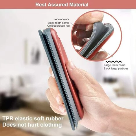 PERLE RARE Brosse Anti Poils Animaux, Réutilisables Pour Enlever Les Poils De Chat Et Chien, Parfaitement Enlever Les Poils Animaux Sur Tapis, Canapé 2 PERLE RARE Brosse Anti Poils Animaux, Réutilisables Pour Enlever Les Poils De Chat Et Chien, Parfaitement Enlever Les Poils Animaux Sur Tapis, Canapé – Image 2