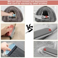 PERLE RARE Brosse Anti Poils Animaux, Réutilisables Pour Enlever Les Poils De Chat Et Chien, Parfaitement Enlever Les Poils Animaux Sur Tapis, Canapé 7 PERLE RARE Brosse Anti Poils Animaux, Réutilisables Pour Enlever Les Poils De Chat Et Chien, Parfaitement Enlever Les Poils Animaux Sur Tapis, Canapé -Toilletage et hygiène du chien Soldes 57016878 3