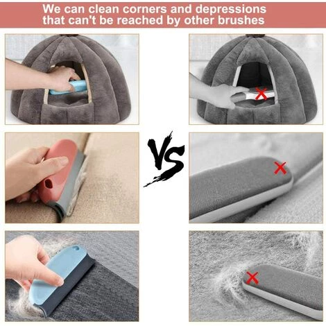 PERLE RARE Brosse Anti Poils Animaux, Réutilisables Pour Enlever Les Poils De Chat Et Chien, Parfaitement Enlever Les Poils Animaux Sur Tapis, Canapé 3 PERLE RARE Brosse Anti Poils Animaux, Réutilisables Pour Enlever Les Poils De Chat Et Chien, Parfaitement Enlever Les Poils Animaux Sur Tapis, Canapé – Image 3