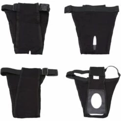 LTS FAFA Culotte Chiennes Chaleurs Culotte Menstruelle Pour Chien Lot De 3 Avec 9 Serviettes Hygiéniques Pantalon De Périodes Physiologiques Protection Femelles Lavables, Noir L -Toilletage et hygiène du chien Soldes 57166841 4