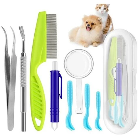 TRIOMPHE Accessoires Anti Tiques Pour Chiens Et Chat,T-Audace Accessoires Anti Tiques, Pince à TiquesCrochet à Tiques En Acier Inoxydable,Tire Tique Pour Chiens Chat Et Humanité,Supprime Les Tiques Facilement 1 TRIOMPHE Accessoires Anti Tiques Pour Chiens Et Chat,T-Audace Accessoires Anti Tiques, Pince à TiquesCrochet à Tiques En Acier Inoxydable,Tire Tique Pour Chiens Chat Et Humanité,Supprime Les Tiques Facilement