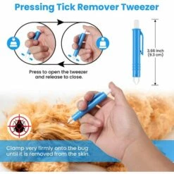 TRIOMPHE Accessoires Anti Tiques Pour Chiens Et Chat,T-Audace Accessoires Anti Tiques, Pince à TiquesCrochet à Tiques En Acier Inoxydable,Tire Tique Pour Chiens Chat Et Humanité,Supprime Les Tiques Facilement 7 TRIOMPHE Accessoires Anti Tiques Pour Chiens Et Chat,T-Audace Accessoires Anti Tiques, Pince à TiquesCrochet à Tiques En Acier Inoxydable,Tire Tique Pour Chiens Chat Et Humanité,Supprime Les Tiques Facilement -Toilletage et hygiène du chien Soldes 57486487 3