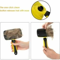 MONLY Brosse Autonettoyante Pour Chien Et Chat Convient Pour Les Poils Longs Convient Pour Les Petits Animaux De Grande Taille -Toilletage et hygiène du chien Soldes 57648405 4