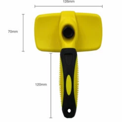 MONLY Brosse Autonettoyante Pour Chien Et Chat Convient Pour Les Poils Longs Convient Pour Les Petits Animaux De Grande Taille -Toilletage et hygiène du chien Soldes 57648405 5