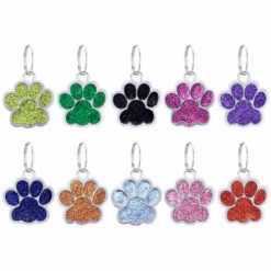 PERLE RARE Iberiagifts - Patte En Acier Plaque Médaillon D’Identification Personnalisé Pour Collier Chien Chat Animaux De Compagnie Gravée (Vert) -Toilletage et hygiène du chien Soldes 58039713 4