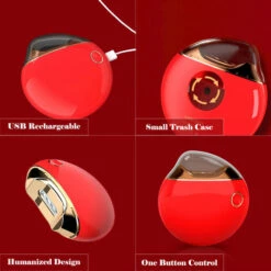 LIFCAUSAL Coupe-ongles électrique USB Rechargeable Coupe-ongles Coupe-ongles Automatique Sûr Outil D'art Des Ongles Bébé Lime à Ongles Pour Enfants Adultes Personnes âgées Soins Des Ongles, Rose -Toilletage et hygiène du chien Soldes 58188341 4