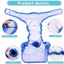 AIDUCHO Couche Pour Chien,Lot De 3 Couches Chien Lavable Couches Réutilisables Pour Chien Lavables Culotte Pour Chien Femelle Serviettes Hygiéniques De Chien Pour Différents Types De Chiens (M) (Jupe, M) -Toilletage et hygiène du chien Soldes 58196503 3