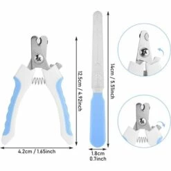 ALMI Coupe-ongles Pour Animaux Domestiques, Lime à Ongles Pour Chien, Tondeuse Professionnelle Avec Protection Et Verrouillage De Sécurité, Coupe-griffes Pour Chiens Et Chats(bleu) -Toilletage et hygiène du chien Soldes 58366715 3
