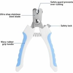 ALMI Coupe-ongles Pour Animaux Domestiques, Lime à Ongles Pour Chien, Tondeuse Professionnelle Avec Protection Et Verrouillage De Sécurité, Coupe-griffes Pour Chiens Et Chats(bleu) -Toilletage et hygiène du chien Soldes 58366715 5