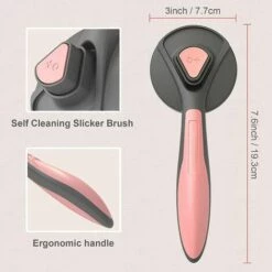 LTS FAFA Brosse Pour Chiens Et Chats, Autonettoyante Pour Poils Pour Chiens De Petite -Toilletage et hygiène du chien Soldes 58368740 3