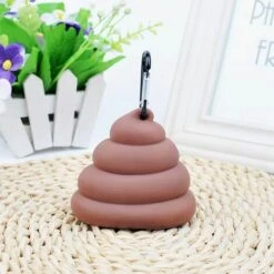 EINEMGELD Sacs Poubelle Mini Poubelle Toilette Portable Distributeur De Silicone Sac De Merde Pour Chien Pot Pour Animaux De Compagnie -Toilletage et hygiène du chien Soldes 59145030 4