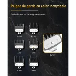 PERLE RARE Tondeuse à Cheveux Professionnelle, Tondeuse à Barbe électrique, Tondeuse à Cheveux Sans Fil Pour Hommes/enfants/femmes, écran LED, Rechargeable. -Toilletage et hygiène du chien Soldes 59325809 5