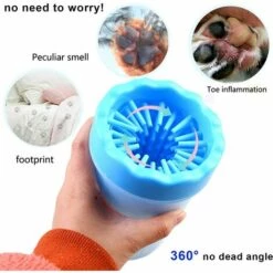 EINEMGELD Nettoyeur De Patte Pour Chien, Portable Laveur De Patte De Chien, Upgrade Dog Paw Cleaner, Portable Laveur De Patte De Chien Brosse De Nettoyage Pour Animal(Bleu) 6 EINEMGELD Nettoyeur De Patte Pour Chien, Portable Laveur De Patte De Chien, Upgrade Dog Paw Cleaner, Portable Laveur De Patte De Chien Brosse De Nettoyage Pour Animal(Bleu) -Toilletage et hygiène du chien Soldes 59333646 3