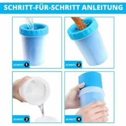 EINEMGELD Nettoyeur De Pattes De Chien Pour Les Pattes Grandes Et Normales Avec Gant En Microfibre, Plus De Pattes Sales, Nettoyage Rapide Et En Profondeur, Brosse De Nettoyage Douce (normal/moyen) -Toilletage et hygiène du chien Soldes 59333673 4