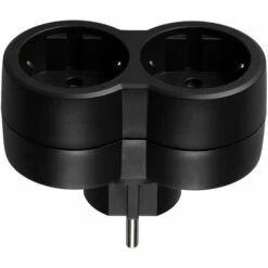 Adaptateur Femelle, Double, Frontal, Noir - Legrand 50511. -Toilletage et hygiène du chien Soldes 59586888 3