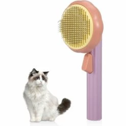 TRIOMPHE Brosse De Toilettage Pour Chat Et Chien - Pour Enlever Les Poils Morts Et Les Enchevêtrements - Pour Animaux De Compagnie Avec Poils Longs Ou Courts,T-Audace