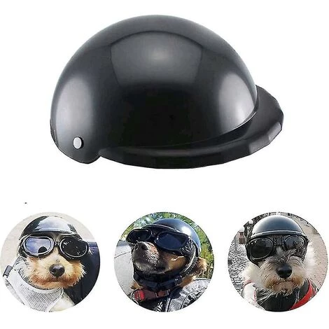 CADEAUX Chien Casque Lunettes Ensemble Casque Pour Animaux De Compagnie Lunettes De Soleil Chiens Réglable Chien Moto Sécurité Chapeau S 2 CADEAUX Chien Casque Lunettes Ensemble Casque Pour Animaux De Compagnie Lunettes De Soleil Chiens Réglable Chien Moto Sécurité Chapeau S – Image 2
