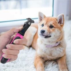 GALOZZOIT Brosse Poil Chien Brosse Chat, Râteaux De Démêlage Chiens, Brosse Toilettage Enlever Poils, Peigne De Toilettage Pour Sous Poil Élimine Les Sous, Râteau Démêlant Pour Animaux （rose） -Toilletage et hygiène du chien Soldes 59726641 5