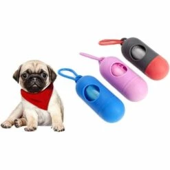 DENUOTOP Sacs Ramasse-crottes 8 Rouleaux Sac Pour Caca De Chien, Sac A Crottes Chien Sacs Biodégradables Pour Excréments De Chien, étanche, Extra épais Et Sacs Pour Chien, Facile à Détacher -Toilletage et hygiène du chien Soldes 60005847 3