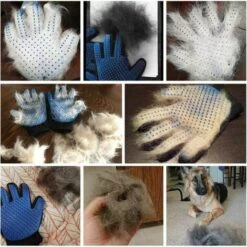 LYCXAMES Gant Brossage Chat,Gant Chat Poil Gant De Toilettage En Silicone 4 En 1 Pour Chien/Chat, Gant Brosse Chat Chiens, Gant De Toilettage Pour Animaux De Compagnie, Brosse Poils Animaux Longs Et/ou Courts - Main Droite -Toilletage et hygiène du chien Soldes 60047764 5