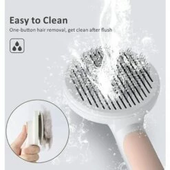 Yoouyida Brosse Chiens Chats, Brosse Autonettoyante Poils Morts Pour Chat Chien Poil Long Court Pour Eliminer Efficacement Jusqu'à 95% Des Poils Morts Et Poils Tomentose Sous-poil Tangles Dead(rose) -Toilletage et hygiène du chien Soldes 60286066 5