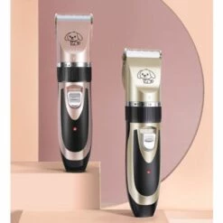 GALOZZOIT Rasoir Pour Animaux De Compagnie, Electrique Sans Fil Tondeuse Chien Rechargeable Réglage Vitesse à Avec Écran LCD Et 4 Peignes Limite, Professionnelle Tondeuse Pour Chien Chat Animaux -Toilletage et hygiène du chien Soldes 60463344 4