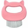 GrooFoo Brosse Pour Chat, Peigne Pour Chat, Peigne De Massage Pour Chats, Brosse Pour Chien, Peigne Pour Animaux De Compagnie Et Brosse De Massage (Rose)