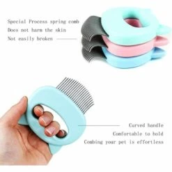 GrooFoo Brosse Pour Chat, Peigne Pour Chat, Peigne De Massage Pour Chats, Brosse Pour Chien, Peigne Pour Animaux De Compagnie Et Brosse De Massage (Rose) -Toilletage et hygiène du chien Soldes 60490749 3