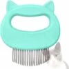 GrooFoo Brosse Pour Chat, Peigne Pour Chat, Peigne De Massage Pour Chats, Brosse Pour Chien, Peigne Pour Animaux De Compagnie Et Brosse De Massage (vert)