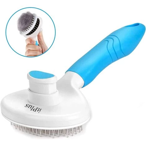 NAXUNNN Brosse Chiens Chats, Brosses De Toilettage Pour Chats Et Chiens Autonettoyante Brosse Poils Morts Pour Chat Chien Enlèvement Des Poils En Un Clic Morts Et Sous-Poils 2 NAXUNNN Brosse Chiens Chats, Brosses De Toilettage Pour Chats Et Chiens Autonettoyante Brosse Poils Morts Pour Chat Chien Enlèvement Des Poils En Un Clic Morts Et Sous-Poils – Image 2