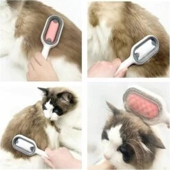CHANCEY Brosse Chien,Brosse Chat,Universel Brosse Anti Poils Animaux,Brosse Pour Animaux De Compagnie Lavable En Silicone Ultra Doux,Brosse Magic Clean Réutilisable,Rose,Cheveux Longs [Classe énergétique A],SEMAket -Toilletage et hygiène du chien Soldes 61171785 3