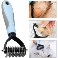 HEGUYEY Râteau De Toilettage Pour Chien, Peigne Déméloir Chien Et Brosse Chien Poil Long, Râteau De Toilettage Pour Chien Et Chat Enlever Le Sous-poil Des Animaux De Compagnie 7 HEGUYEY Râteau De Toilettage Pour Chien, Peigne Déméloir Chien Et Brosse Chien Poil Long, Râteau De Toilettage Pour Chien Et Chat Enlever Le Sous-poil Des Animaux De Compagnie -Toilletage et hygiène du chien Soldes 62767732 4