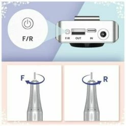 CLEGGFR Ponceuse Pour Ongles Professionnel Electrique Rechargeable 35000 Tours ,Affichage De LCD Puissante Silenceuse Pour Manucure Pédicure,Argent,LO-Ron 9 CLEGGFR Ponceuse Pour Ongles Professionnel Electrique Rechargeable 35000 Tours ,Affichage De LCD Puissante Silenceuse Pour Manucure Pédicure,Argent,LO-Ron -Toilletage et hygiène du chien Soldes 63527773 5