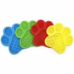 MEZHENG Tapis De Lechage Chien Tapis à Lécher Pour Chien Coussin à Lécher Pour Chien Avec Ventouse En Bas, Bol Anti-étranglement Pour Animaux De Compagnie, Bol Pour Chat En Silicone Anti-Rotation -Toilletage et hygiène du chien Soldes 63799723 4