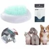 LYCXAMES Brosse Pour Chien Chat,Brosse Pour Chien Autonettoyante,Brosse Pour Chat,Brosse Peigne Chien,Brosse De Toilettage,Brosse De Toilettage Pour Animaux De Compagnie (Vert)