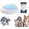 LYCXAMES Brosse Pour Chien Chat,Brosse Pour Chien Autonettoyante,Brosse Pour Chat,Brosse Peigne Chien,Brosse De Toilettage,Brosse De Toilettage Pour Animaux De Compagnie (Bleu)