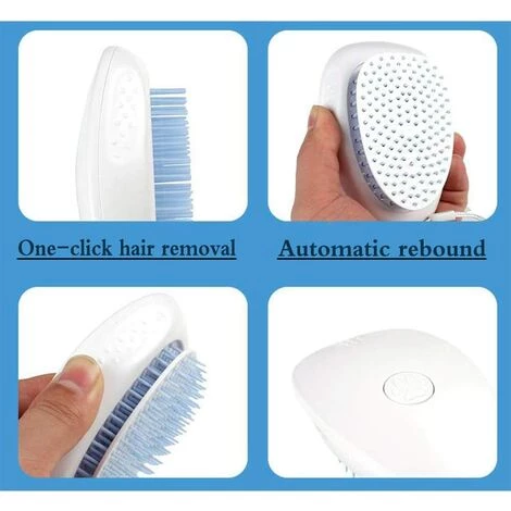 LYCXAMES Brosse Pour Chien Chat,Brosse Pour Chien Autonettoyante,Brosse Pour Chat,Brosse Peigne Chien,Brosse De Toilettage,Brosse De Toilettage Pour Animaux De Compagnie (Bleu) 5 LYCXAMES Brosse Pour Chien Chat,Brosse Pour Chien Autonettoyante,Brosse Pour Chat,Brosse Peigne Chien,Brosse De Toilettage,Brosse De Toilettage Pour Animaux De Compagnie (Bleu) – Image 5