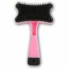 LYCXAMES Brosse Professionnelle Pour Animaux Domestiques, Brosse Auto-nettoyante, Utilisé Pour Enlever Les Expectorations Et La Fourrure Lâche, Pour Chiens Chats Peigne De Toilettage Autonettoyant (Rouge)