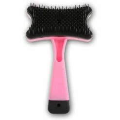 LYCXAMES Brosse Professionnelle Pour Animaux Domestiques, Brosse Auto-nettoyante, Utilisé Pour Enlever Les Expectorations Et La Fourrure Lâche, Pour Chiens Chats Peigne De Toilettage Autonettoyant (Rouge)
