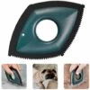 ILOVEMILAN Brosse Pour Animaux De Compagnie Brosse D'épilation Peigne Pour Animaux De Compagnie Brosse De Nettoyage De Tapis De Canapé De Voiture, Vert Foncé, 14,5 * 9,5 * 1,8 Cm